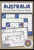 Vorschau - Spiele - AUSTRALIA - Conversation Board Game - Deckblatt
