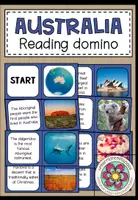 Vorschau - Spiele - AUSTRALIA - Reading Domino - Deckblatt