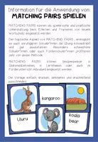 Vorschau - Spiele - AUSTRALIA - Matching Pairs - Seite 1