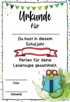 Vorschau - Arbeitsblätter - Leseraupen | Bundle: Lesepässe, Plakat, Elternbrief, Urkunden - Seite 3