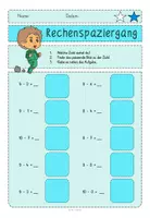 Vorschau - Arbeitsblätter - Rechenspaziergang Ostern mit den Knuffies Klasse 1 Addition und Subtraktion im ZR bis 10 - Seite 3