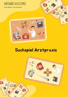 Vorschau - Spiele - Suchspiel Arztpraxis (Reaktion und visuelle Wahrnehmung) - Deckblatt