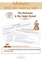 Vorschau - Aufgabenkarten - Role Cards: Talking about Tudor & Victorian tourist attractions - Deckblatt