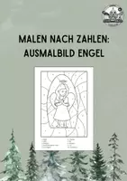 Vorschau - Mal- und Bastelvorlagen - Ausmalbilder und Malen nach Zahlen Engel - Deckblatt