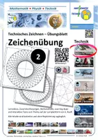 Vorschau - Arbeitsblätter - Zeichenübung 2 - Technisches Zeichnen - Deckblatt