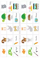 Vorschau - Arbeitsblätter - Haustiere - 1. Klasse - Minibook - Wiederholung - Festigung - Seite 3