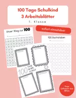 Vorschau - Arbeitsblätter - 3 Arbeitsblätter – 100 Tage Schulkind - Deckblatt