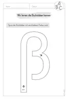 Vorschau - Arbeitsblätter - 1.Klasse Buchstabeneinführung: Buchstaben nachspuren ß - Seite 2