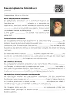 Vorschau - Arbeitsblätter - Das portugiesische Kolonialreich - Lückentext und Übungen - Deckblatt