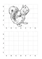 Vorschau - Arbeitsblätter - Rastertechnik Wildtiere - Zeichnen lernen - Seite 3