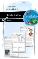 Vorschau - Anderer Materialtyp - Frida Kahlo: Infotext & Steckbrief - Deckblatt