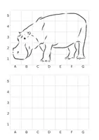 Vorschau - Arbeitsblätter - Rastertechnik exotische Tiere - Zeichnen lernen - Seite 3