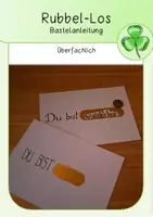 Vorschau - Mal- und Bastelvorlagen - Herstellung Rubbel-Los - Deckblatt