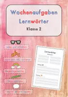 Vorschau - Unterrichtsreihen - BUNDLE komplettes Lernwörtertraining FRESCH Lernwörter / Wochenpläne (38 Stück + Lernwörtertest) - Seite 3