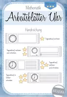 Vorschau - Arbeitsblätter - Tagesablauf und Uhrzeit: Arbeitsblätter zum Thema Uhr - Seite 1