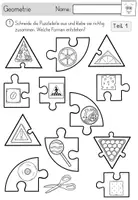 Vorschau - Arbeitsblätter - Lernwerkstatt - Geometrische Formen / Ebene Figuren 2D - Geometrie für Klasse 2/3/4 - Seite 2