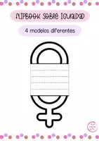 Vista previa - Hojas de trabajo - FLIPBOOK SOBRE IGUALDAD - 4 modelos - Portada