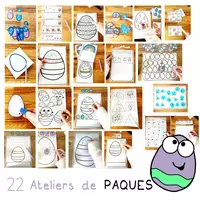 Aperçu - Apprentissages en autonomie - 22 ateliers de Pâques - Page 2