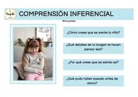 Vista previa - Hojas de trabajo - Comprensión inferencial. Imágenes reales. - página 3