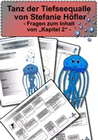Vorschau - Arbeitsblätter - Tanz der Tiefseequalle - Fragen zum Inhalt von "Kapitel 2" - Deckblatt