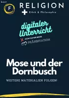 Vorschau - Arbeitsblätter - Interaktive Präsentation - Mose: Berufung & brennender Dornbusch - Deckblatt