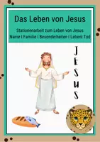 Vorschau - Unterrichtsreihen - Das Leben von Jesus I Stationenarbeit I - Deckblatt