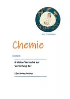 Vorschau - Arbeitsblätter - Löschmethoden - kleine Versuche in Gruppen - Deckblatt
