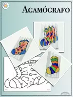 Vista previa - Unidades / Secuencias / Situaciones de Aprendizaje - AGAMÓGRAFO "calcetín“ (ilusión óptica; plegar & colorear, navidad) #WorldDownSyndromDay #InclusionMeans #lotsofsocks - Portada