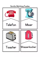 Vorschau - Spiele - Matching Puzzles: Geräte im Haushalt A1,A2 - Seite 3