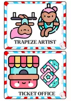 Vista previa - Tarjetas / Manipulativos - CIRCUS: FLASHCARDS - página 2