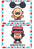 Vista previa - Tarjetas / Manipulativos - CIRCUS: FLASHCARDS - página 3