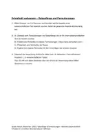 Vorschau - Stundenentwürfe - Schreibstil verbessern - Deckblatt