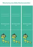 Vorschau - Arbeitsblätter - Einmaleins Blitz-Rechenstreifen - Seite 1