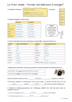Vorschau - Arbeitsblätter - futur simple - das Grammatikblatt inkl. Lösungen - Seite 2