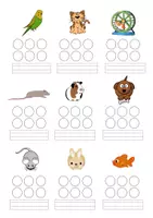 Vorschau - Arbeitsblätter - Picture dictionary pets - Seite 1