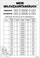 Vorschau - Arbeitsblätter - Milchzahn-Tagebücher für die Klasse - Seite 3