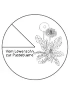 Vorschau - Mal- und Bastelvorlagen - Drehscheibe - Löwenzahn - Seite 2