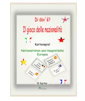 Vorschau - Spiele - Italienisch Lernspiel. Di dov`è? Il gioco delle nazionalità. - Deckblatt