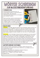 Vorschau - Arbeitsblätter - Wörter schreiben (Buchstabe ch) - Seite 1