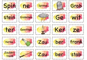 Vorschau - Spiele - Streichholzschachtelwörter "Halloween" - Seite 2