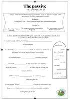 Vorschau - Arbeitsblätter - All about the Passive (Simple Past) - Seite 1