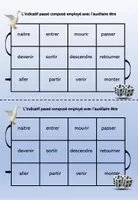 Aperçu - Jeux - Jeu de l'oie passé composé - Page 1