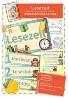 Vorschau - Bildkarten - Lesezeit - Karten zur Stundentransparenz - Deckblatt