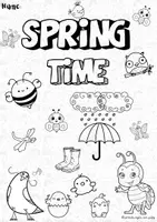 Vista previa - Juegos / Gamificación - Spring, throw the dice poster (Introducing vocabulary game) - página 2