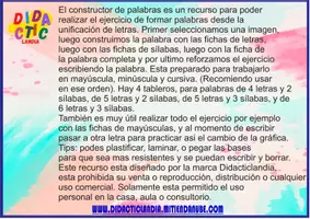 Vista previa - Juegos / Gamificación - Constructor de palabras - página 3