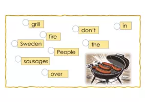Vorschau - Arbeitsblätter - Jumbled Sentences für Young World 3, Unit 4 - Seite 3