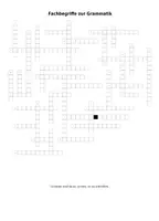 Vorschau - Quiz - Abschlussprüfung Deutsch - Kreuzworträtsel Grammatik - Seite 1