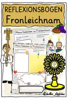 Vorschau - Stundenentwürfe - Fronleichnam REFLEXIONSBOGEN Kirchenjahr Religionsunterricht - Deckblatt