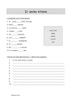 anteprima - Esercizi - Il verbo essere-esercizi di consolidamento grammaticale - Pagina di copertina