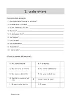 anteprima - Esercizi - Il verbo essere-esercizi di consolidamento grammaticale - Pagina 1